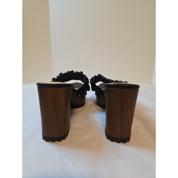 Jessica Simpson Women's SZ 9.5 M Telina Block Heel Dress Sandals Black - Picture 6 of 14